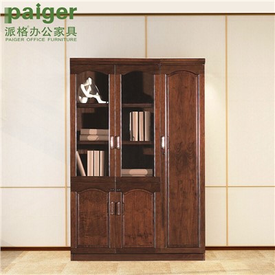 派格/PAIGER P-HMK03R书柜 文件柜/档案柜/1357W*400D*2000H/胡桃色