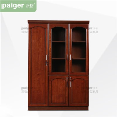 派格/PAIGER P-HMK03L书柜 文件柜/档案柜/1357W*400D*2000H/胡桃色